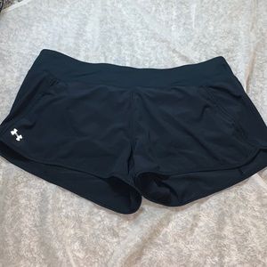 Under armor black workout shorts size extra large